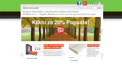 Desktop Screenshot of kreveti.net